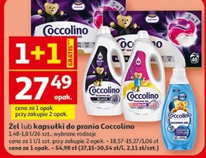 Żel lub kapsułki do prania Coccolino