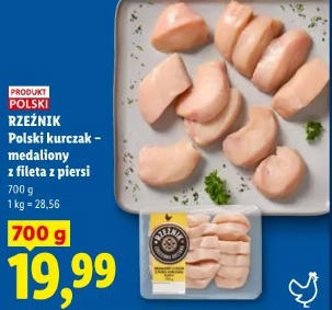 Rzeźnik Polski kurczak – medaliony z fileta z piersi