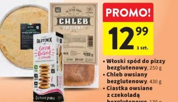 Ciastka owsiane z czekoladą bezglutenowe Glutenex