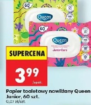 Queen Junior papier toaletowy nawilżany