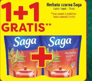 Herbata czarna Saga Lipton