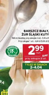 Barszcz biały, żur śląski Kuty