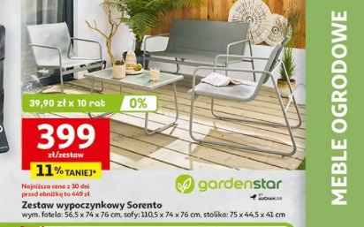 Zestaw wypoczynkowy Sorento Gardenstar