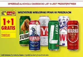 Wszystkie wielopaki piwa w puszkach