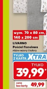 Livarno pościel flanelowa różne wzory i kolory
