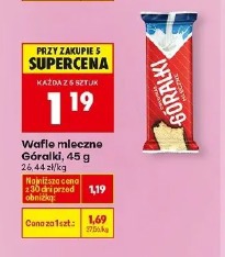 Wafle mleczne Góralki