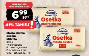 Masło ekstra osełka Miletto