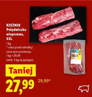 Rzeźnik Polędwiczka wieprzowa, XXL