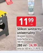 Silikon sanitarny/uniwersalny Dragon