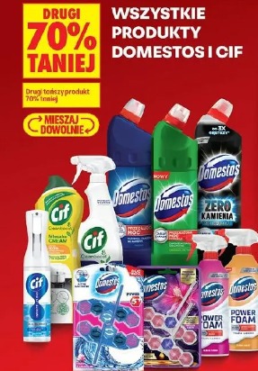 Wszystkie produkty Domestos i Cif