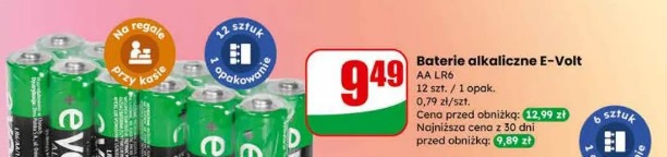 Baterie alkaliczne E-Volt