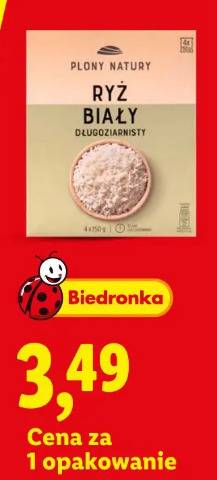 Plony Natury ryż biały długoziarnisty