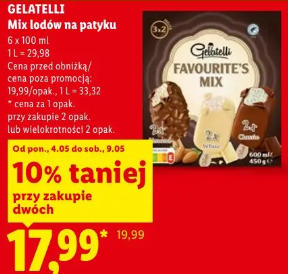 Gellatelli mix lodów na patyku