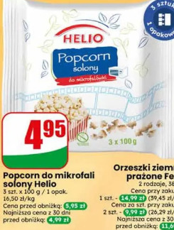 Popcorn do mikrofali solony Helio
