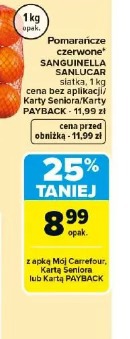 Pomarańcze czerwone SANGUINELLA SANLUCAR