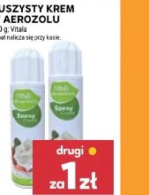 Puszysty krem w aerozolu Vitala