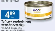 Eco+ Tuńczyk rozdrobniony w wodzie/w oleju/w pomidorach