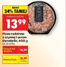 Pizza rodzinna z szynką i serem Donatello