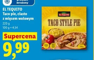 El Tequito Taco pie, ciasto z mięsem wołowym