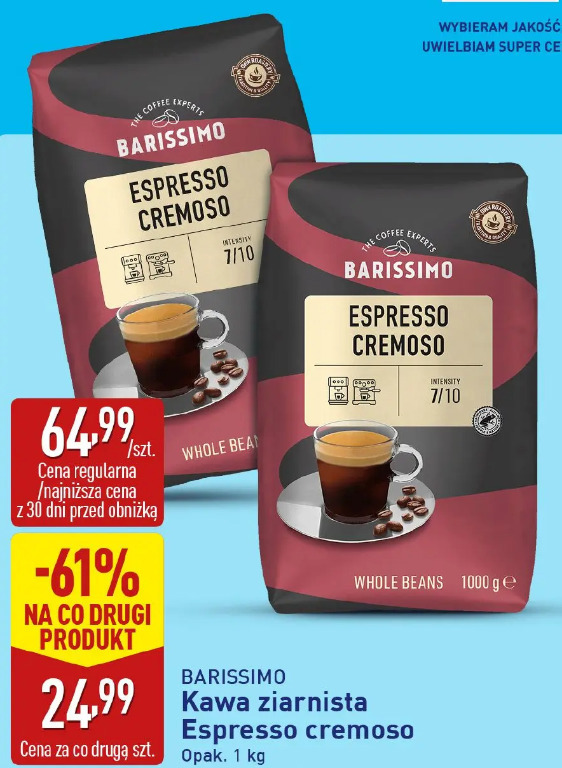 Barissimo Kawa ziarnista Espresso cremoso