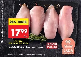 Świeży filet z piersi kurczaka