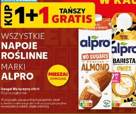 Wszystkie napoje roślinne marki Alpro