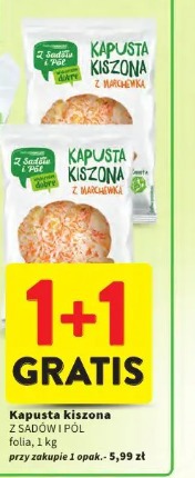 Kapusta kiszona Z SADÓW I PÓL z marchewką