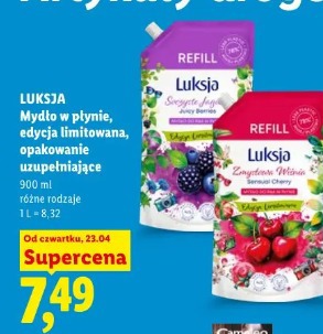 Luksja Mydło w płynie, edycja limitowana, opakowanie uzupełniające
