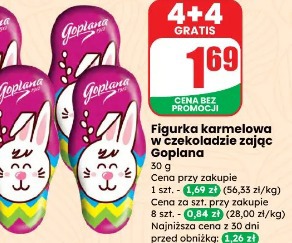 Figurka karmelowa w czekoladzie zając Goplana