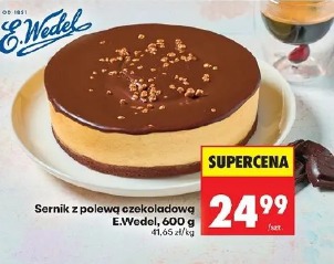 Sernik z polewą czekoladową E.Wedel