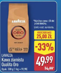 Lavazza kawa ziarnista Qualita Oro