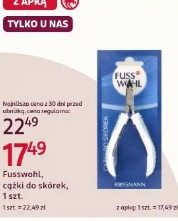 Fusswohl, cążki do skórek