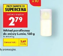 Wkład parafinowy do zniczy Lumia
