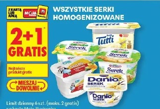 Wszystkie serki homogenizowane