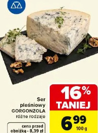 Ser pleśniowy GORGONZOLA różne rodzaje