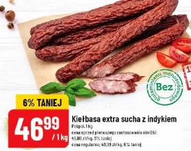 Kiełbasa extra sucha z indykiem Pekpol