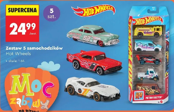 Zestaw 5 samochodzików Hot Wheels