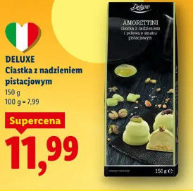 Deluxe Ciastka z nadzieniem pistacjowym