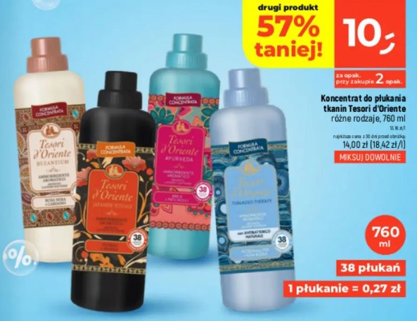 Koncentrat do płukania tkanin Tesori d'Oriente