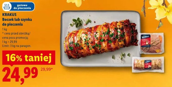 Krakus Boczek lub szynka do pieczenia