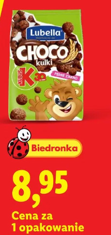 Płatki śniadaniowe Choco Kulki Lubella/Kubuś