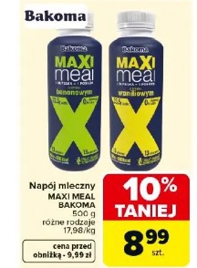 Napój mleczny Maxi Meal Bakoma