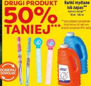 Bańki mydlane lub zapas
