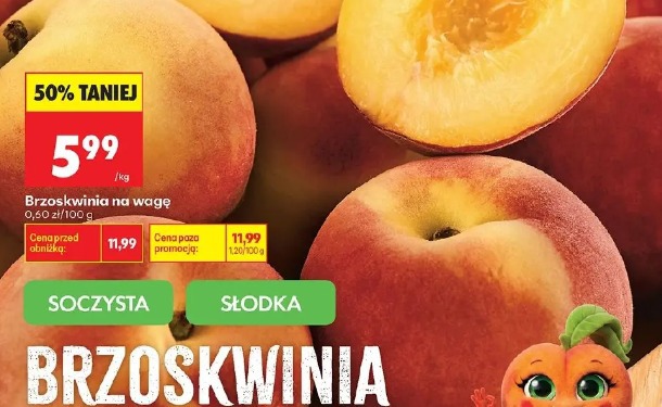 Brzoskwinia na wagę 