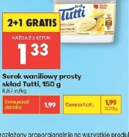 Serek waniliowy prosty skład Tutti