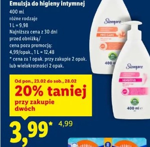 Siempre Emulsja do higieny intymnej