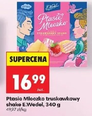E.Wedel Ptasie Mleczko truskawkowy shake E.Wedel