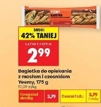 Bagietka do opiekania z masłem i czosnkiem Yeemy