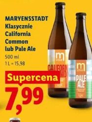 Maryensztadt Klasycznie California Common lub Pale Ale