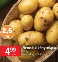 Ziemniaki żółty miąższ